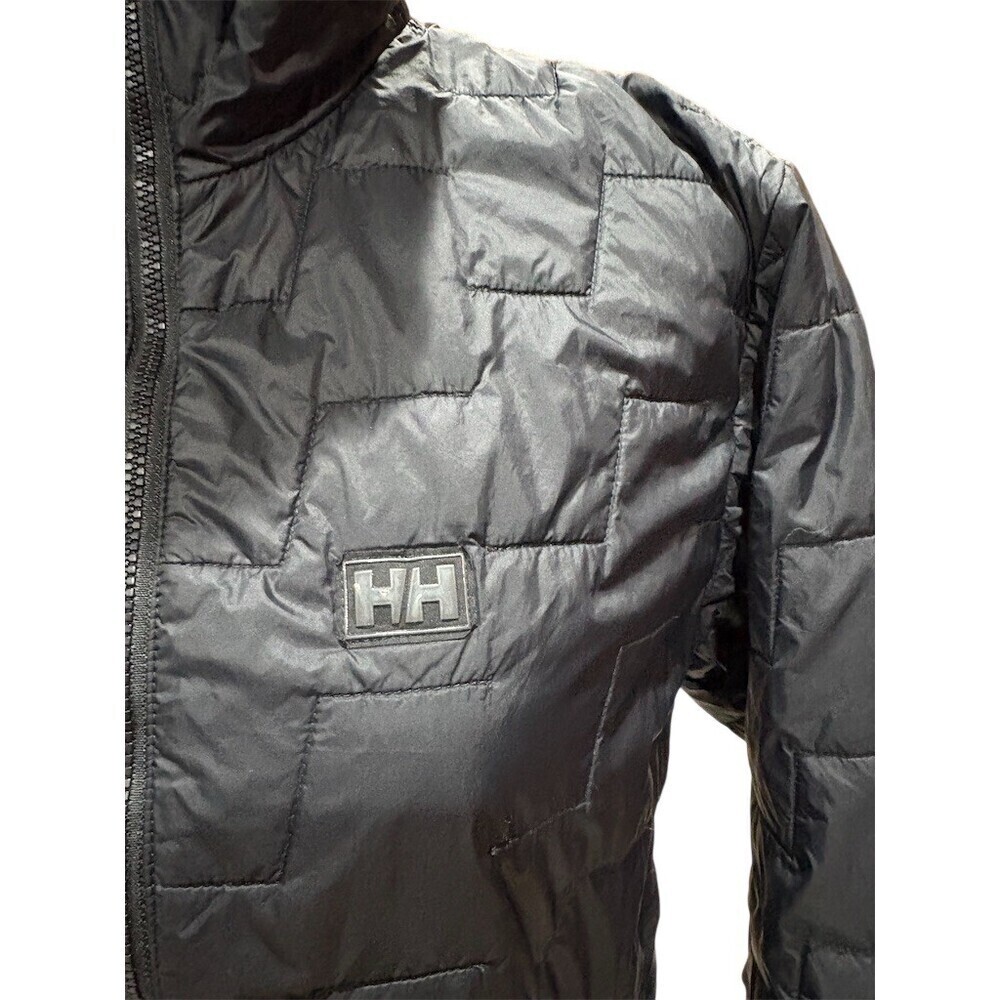 Helly Hansen Jacket Womens Size S Black LIFALOFT Hooded Full Zip Puffer - Picture 3 of 14